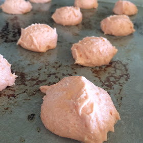 cake mix cookie before being baked