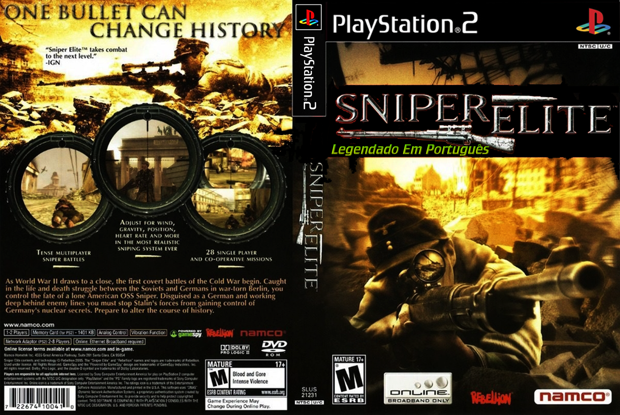 Sniper Elite - Playstation 2(PS2 ISOs) ROM Download