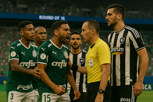 Palmeiras takes on domestic rival Botafogo in an all-Brazilian Round of 16 matchup