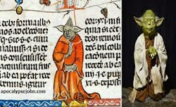  Ένα μεσαιωνικό χειρόγραφο μπορεί να φανεί πολύ εξοικειωμένο με τους οπαδούς Star Wars.  Το χειρόγραφο αυτό συντάχθηκε γύρω στο 1340, και η ...