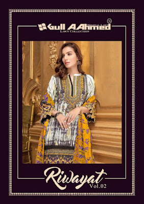 Gull ahmed Riwayat vol 2 Pakistani Lawn Suits