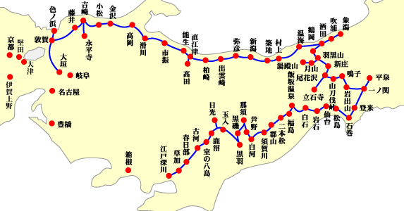 ブログ俳諧鑑賞: 芭蕉の『おくのほそ道』二部構成論