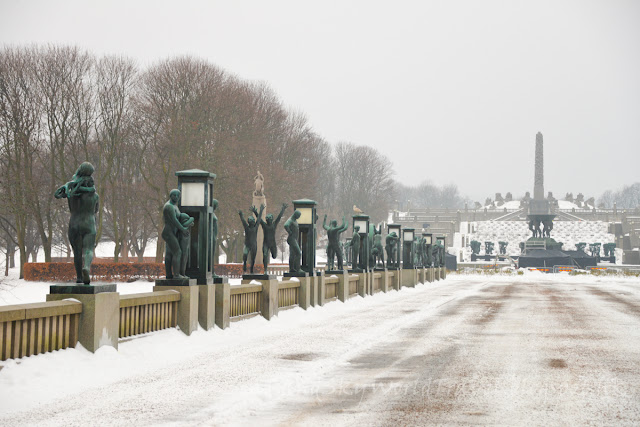 奧斯陸, Oslo, Vigelandsparken scrupture Park, 維格蘭雕刻公園