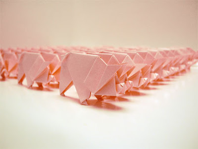 origami pigs