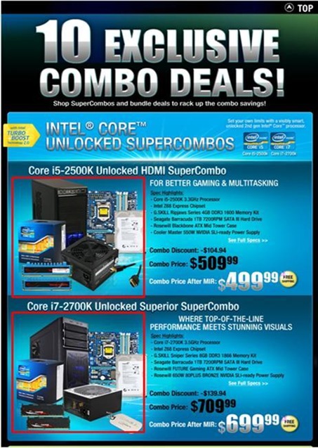 Combo deals