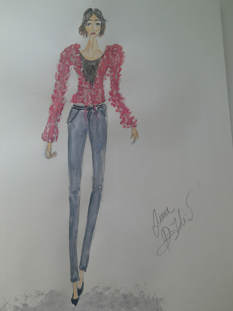 #fashionillustration #modnailustracija #ivana