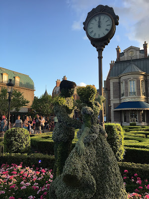 Cinderella and her Prince at Epcot's International Flower and Garden Festival 