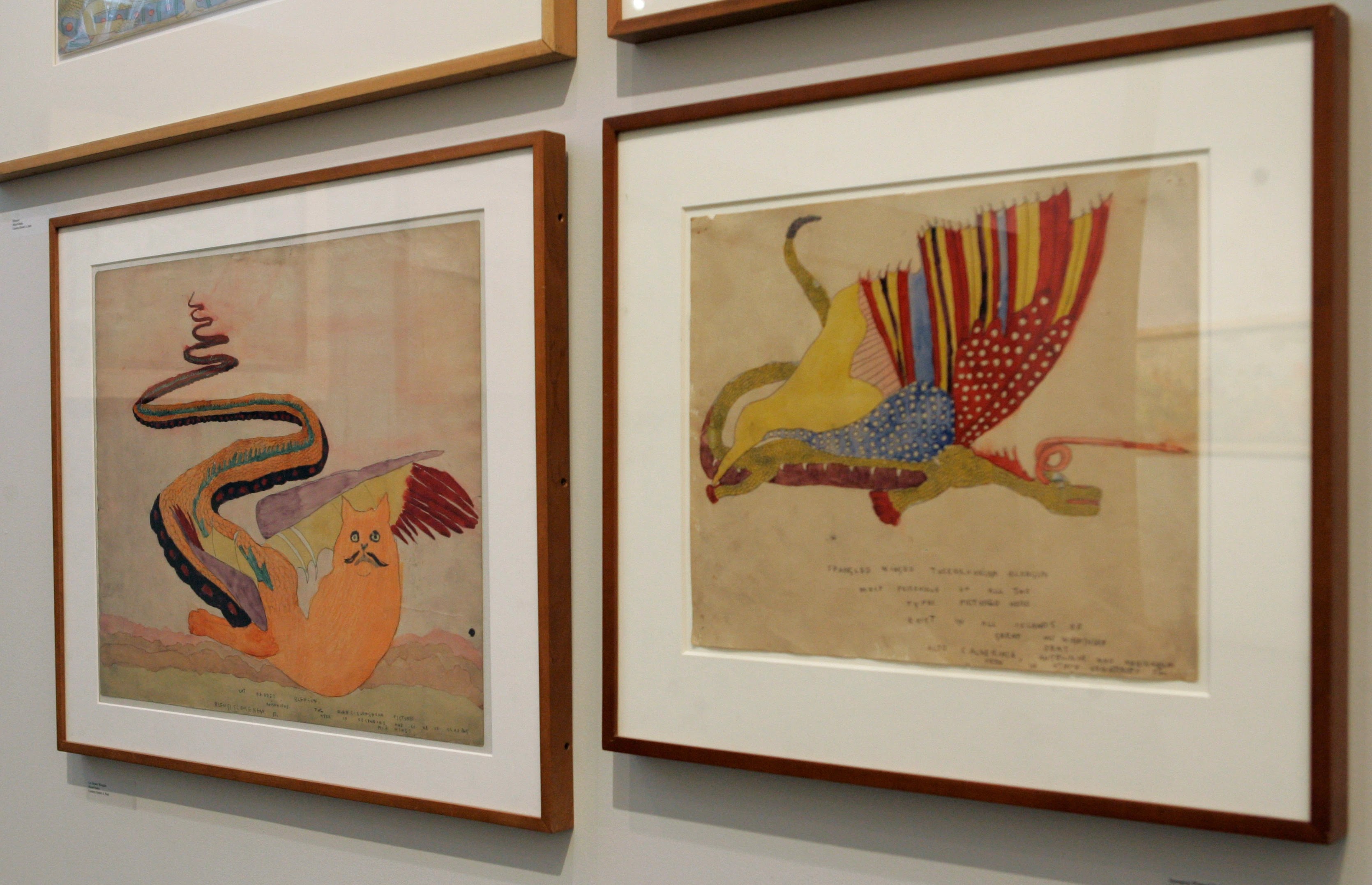 Illustrations by Henry Darger on display at Intuit: The Center for Intuitive and Outsider Art in Chicago.