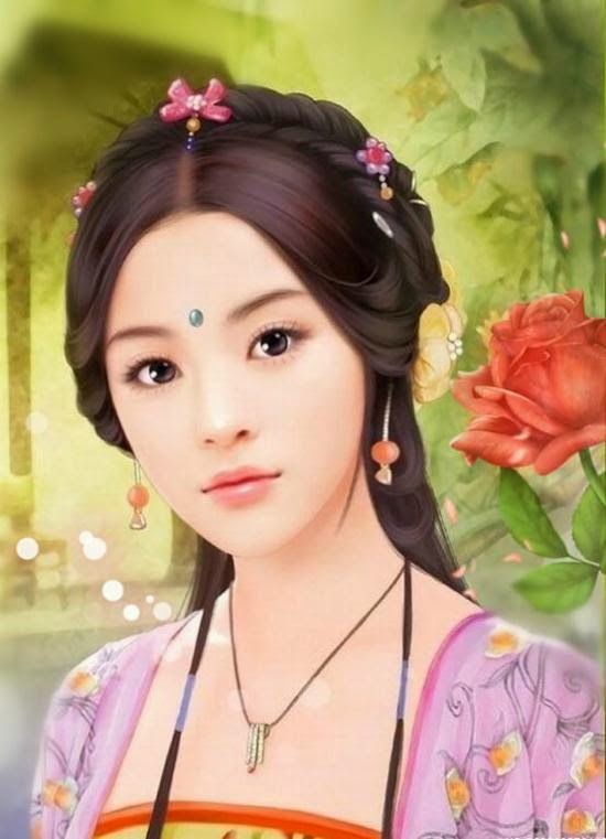 ภาพวาด สาวจีน โบราณ สวยๆ มากมาย #3 ~ Live