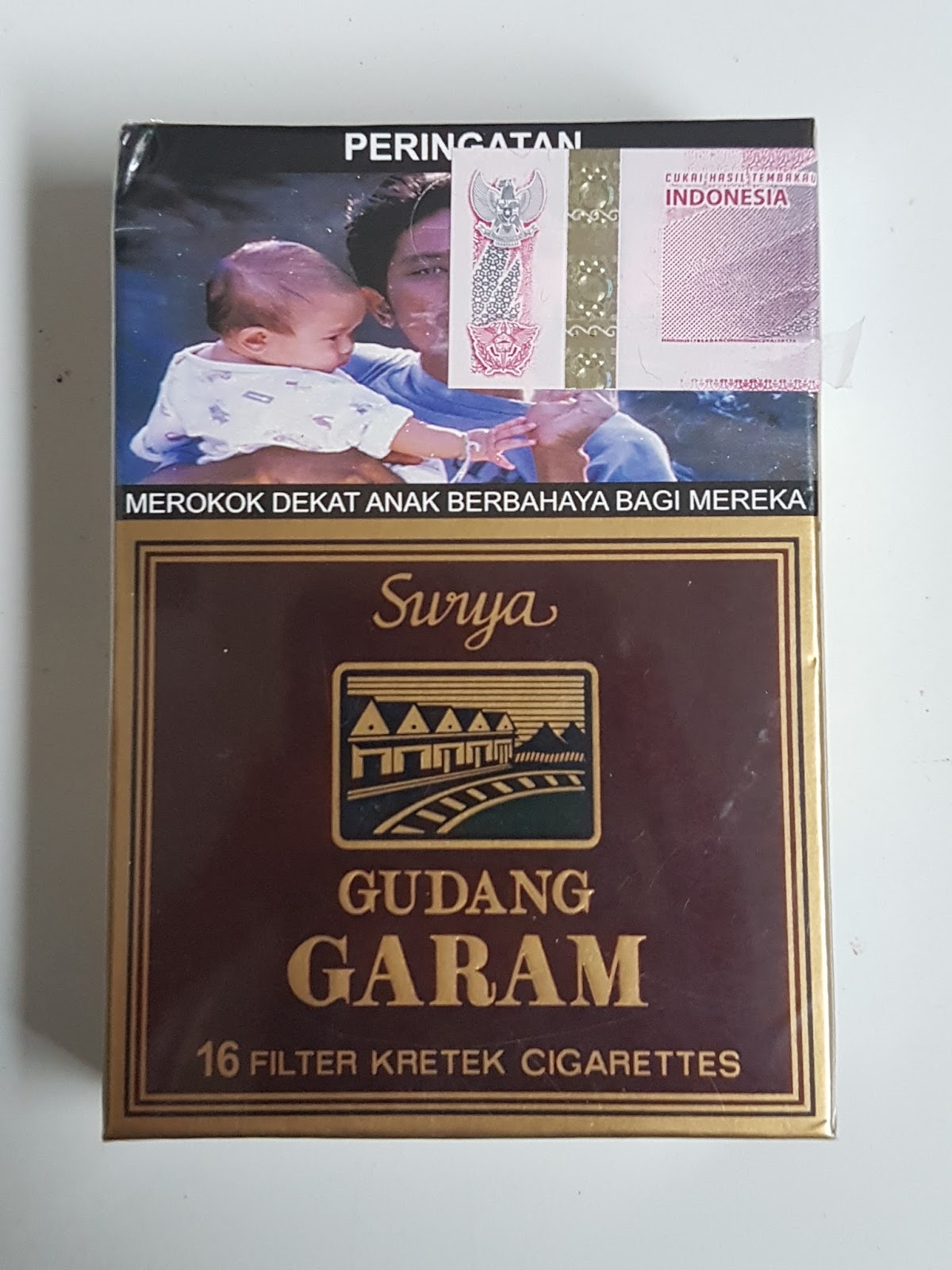 Gudang Garam Surya 16 SKM Full Flavor Ukuran Long Size 