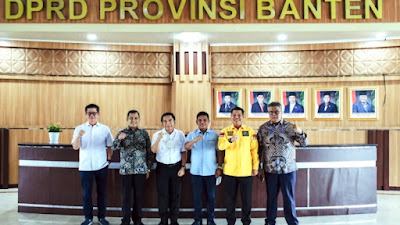 Pimpinan DPRD Sambut Kedatangan Pj Gubernur Banten