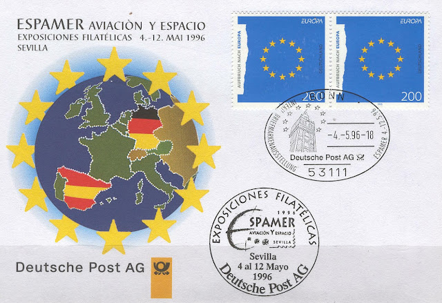 Germany 1995 Europa Flags Maps