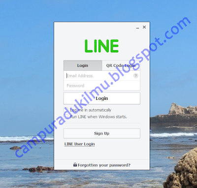 gambar aplikasi line untuk pc/laptop