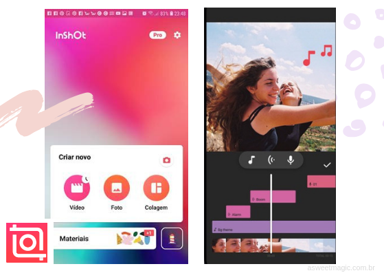 Aplicativos para editar video stories do instagram