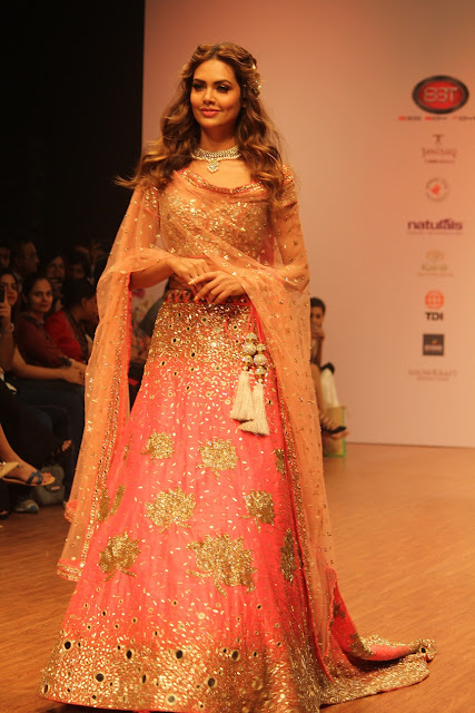 Isha Gupta in Yoshtita's Couture attire