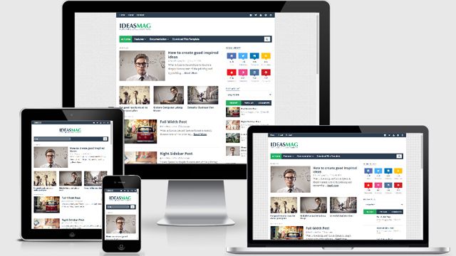 Ideas Mag Responsive Blogger Template