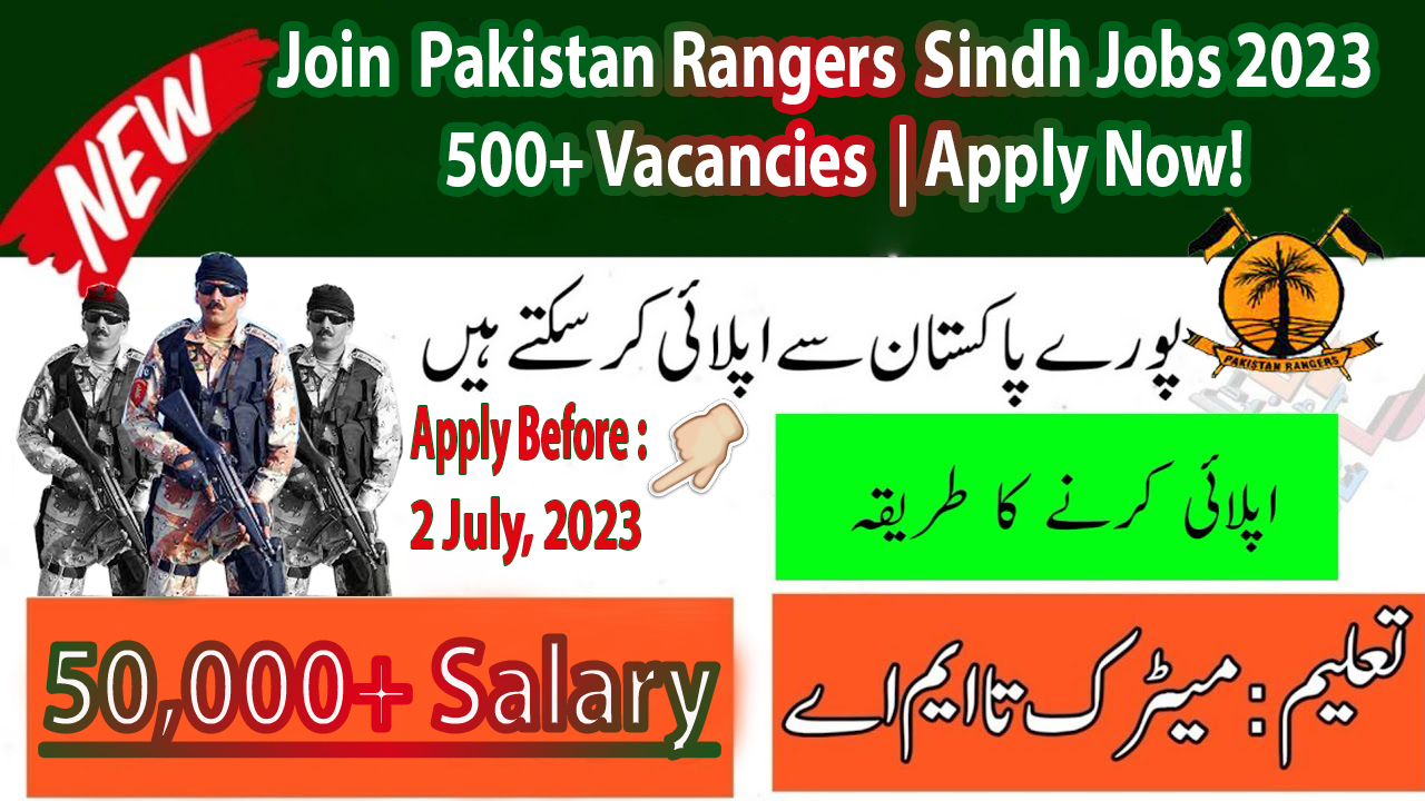 Sindh Ranger Jobs