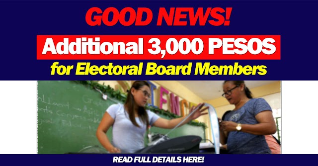 DepEd proposes an additional 3K for Electoral Board Members