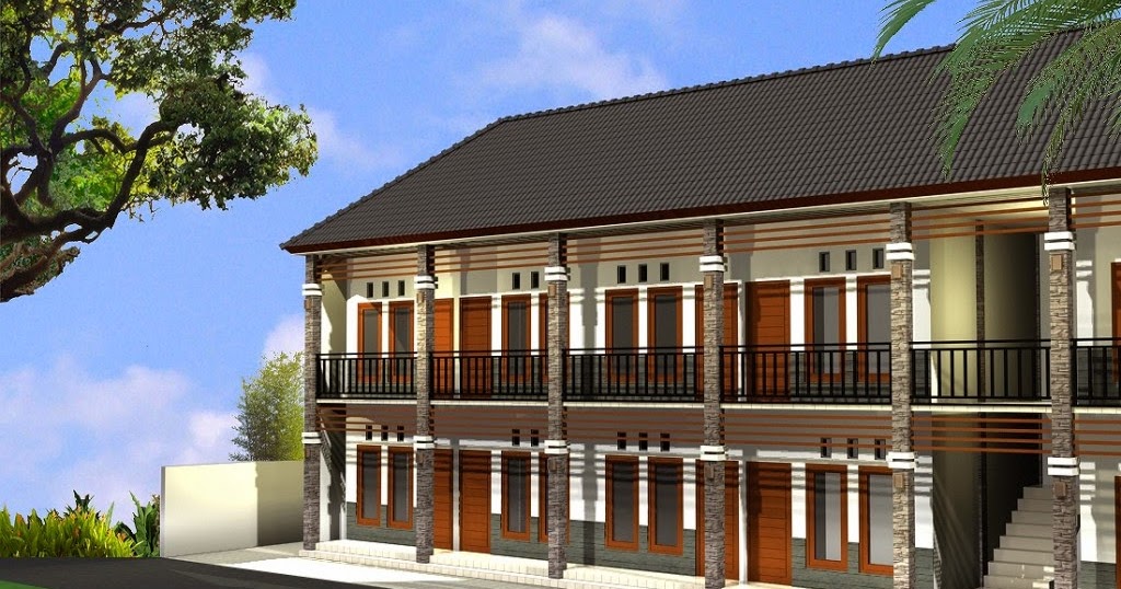 Desain Arsitektur Rumah Kos Minimalis Terbaru  2014 