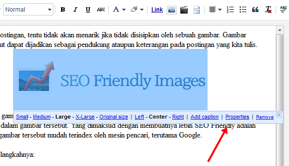 Gambar Postingan SEO Friendly