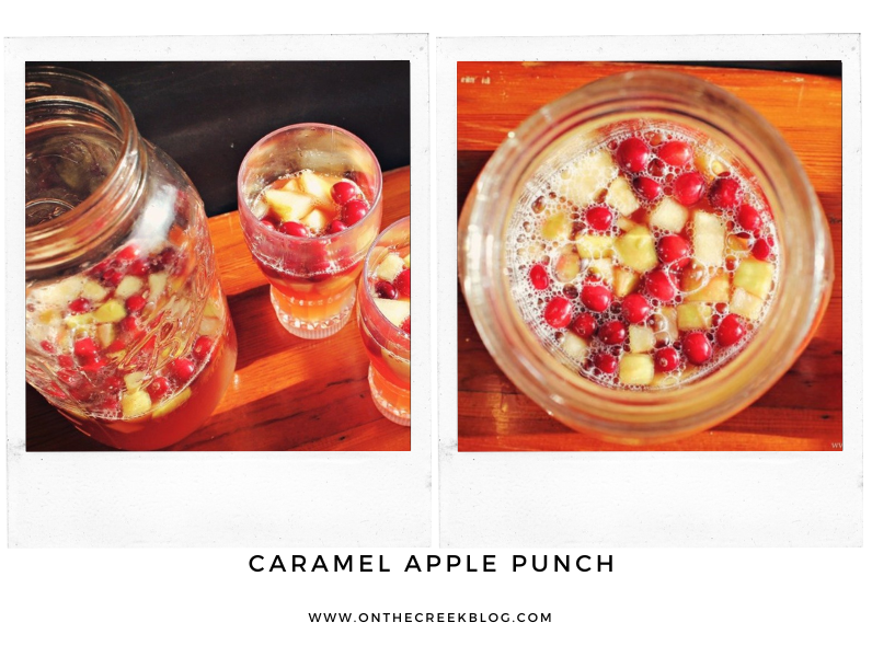 caramel apple punch drink recipe | On The Creek Blog // www.onthecreekblog.com