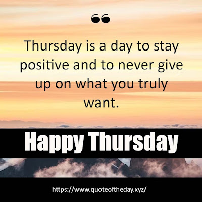 Thursday Quotes