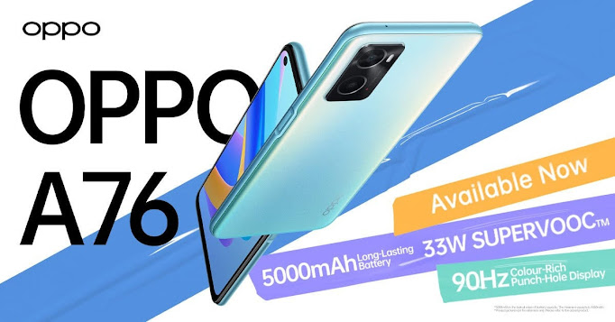 Oppo A76 price and specifications in Pakistan