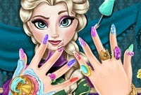 Frozen Elsa: La reina del hielo Nails spa