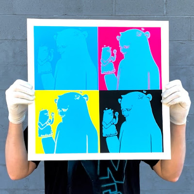 “Playing With Myself” Screen Print by JC Rivera x UVD Toys