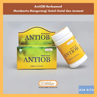 Herbamed Antiob Herbal Membantu Mengurangi Gatal-Gatal dan Jerawat