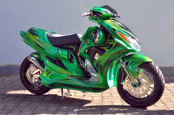 Gallery Foto Modifikasi Motor Yamaha Mio 2012