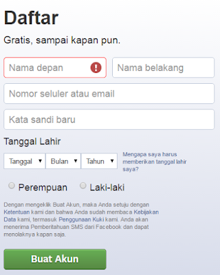 Daftar Akun Facebook Baru di Yahoo | Bikin Facebook Baru Lewat Yahoo