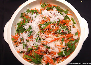 Gotu kola salad with carrot