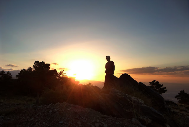 Puesta de sol.Sierra Nevada