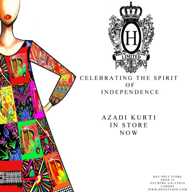 Independence Day Azadi Kurti by HSY 