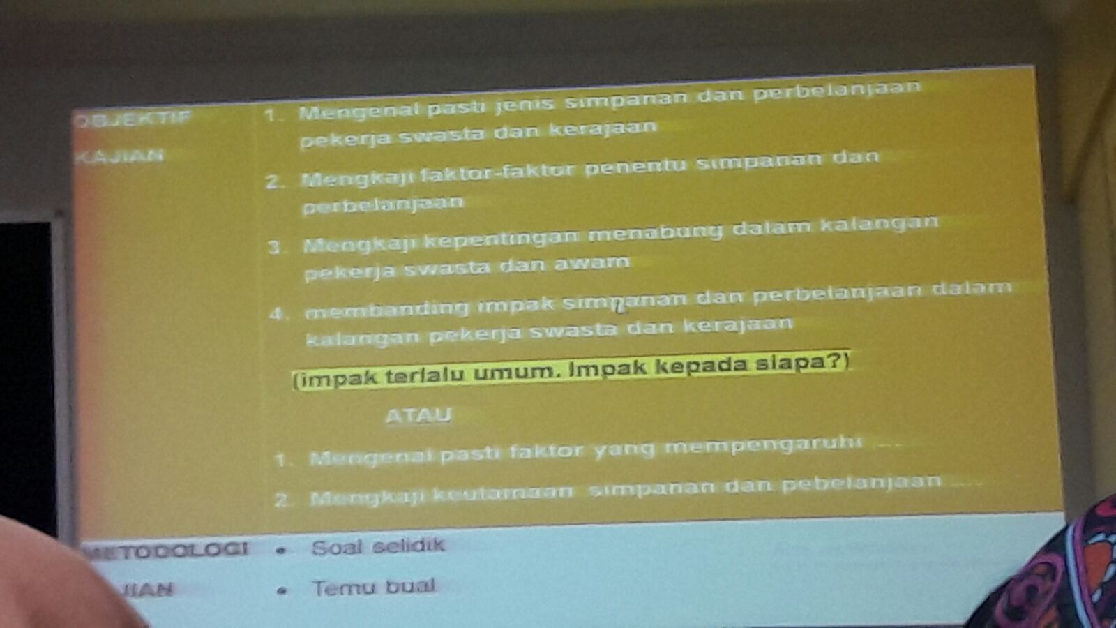 Contoh Borang Soal Selidik Murid Sekolah Rendah - Contoh O