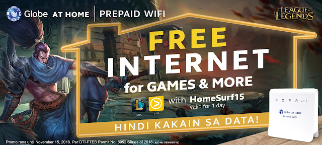 Globe Free Internet for Home WiFi