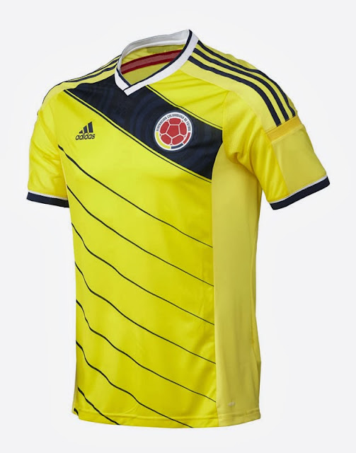 Colombian Federation kit for 2014 FIFA World Cup