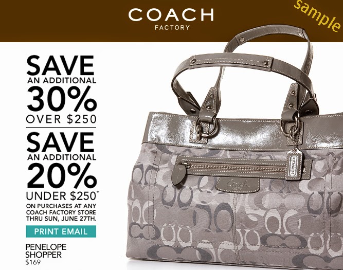 coach coupons november 2014 30 % coach outlet store offer expired on ...