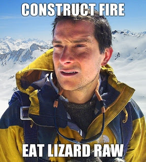 bear grylls fire