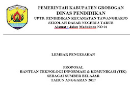 Proposal Bantuan Teknologi Informasi & Komunikasi (TIK) Sebagai Sumber Belajar Tahun Anggaran