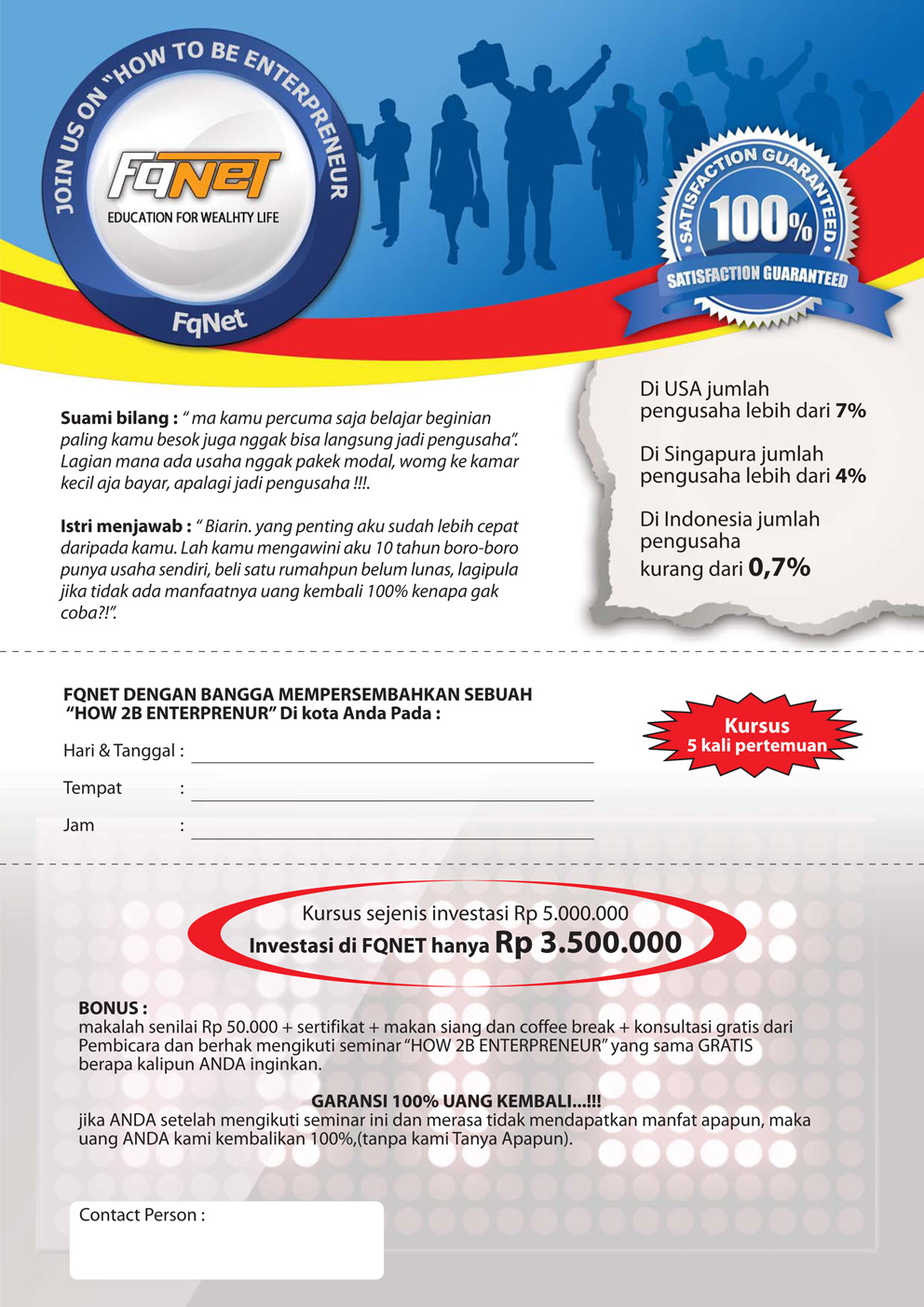 Contoh Flyer Workshop - Simak Gambar Berikut