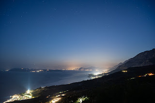 Landschaftsfotografie Nachtfotografie Startrails Makarska Riveria Biokovo Olaf Kerber