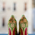 GLAMOROUS ACCESSORIES: Exotic Green Louboutins