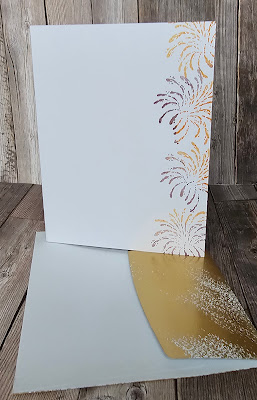 Light the sky stampin up quick easy simple stamping new year card
