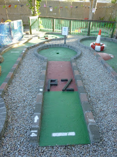 Crazy Golf course at The Alexandra Inn Penzance