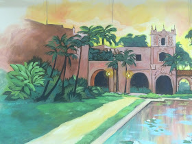 balboa park mural, balboa park san diego, balboa mural, southern california mural