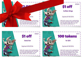 Free Printable Chuck E Cheese Coupons