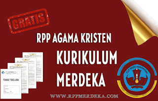 RPP Kurikulum Merdeka Agama Kristen SD