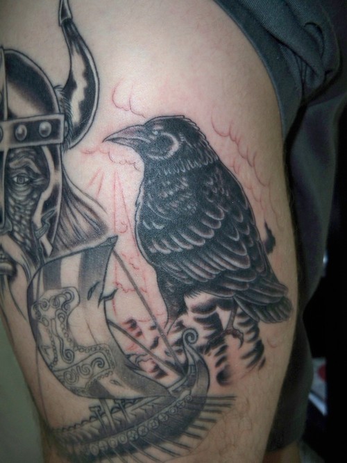 raven tattoo